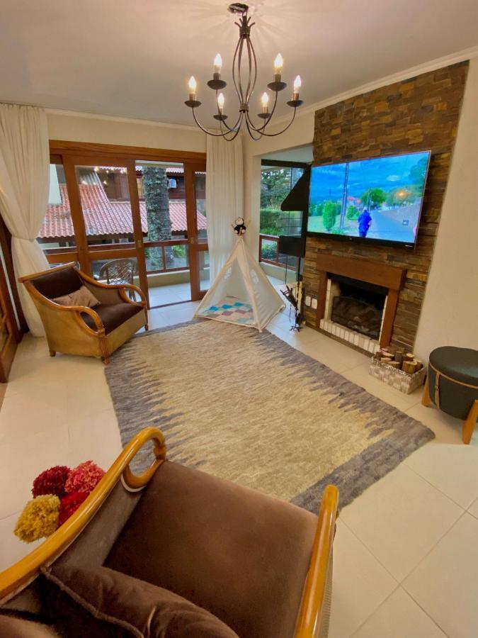 Estacao Das Hortensias, Seu Aconchego Em Gramado Apartment Luaran gambar