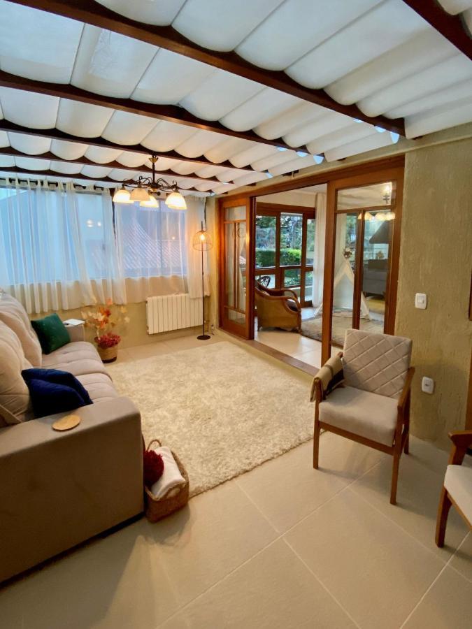 Estacao Das Hortensias, Seu Aconchego Em Gramado Apartment Luaran gambar